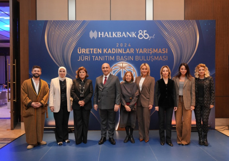 Üreten kadınlara destek Halkbank'dan