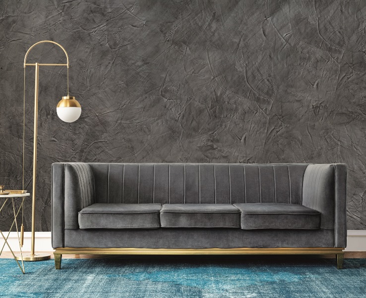 Mermer efektinin duvarlara verdiği şıklık