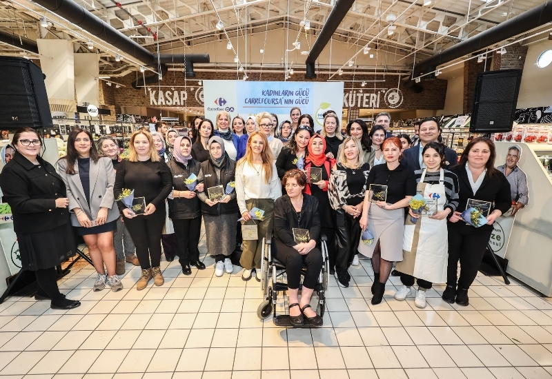 Üreten kadınlar CarrefourSA’da