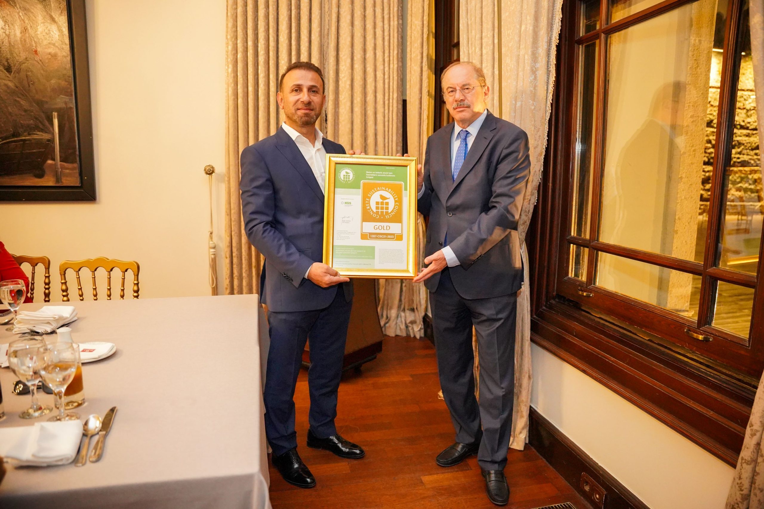 Albayrak Beton’a İsviçreli CSC sertifikası