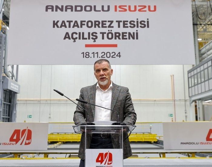 Anadolu Isuzu’nun Full Kataforez tesisi açıldı