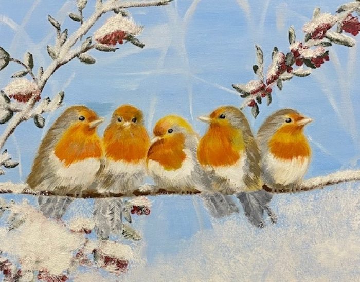 Kışı anlatan sergi