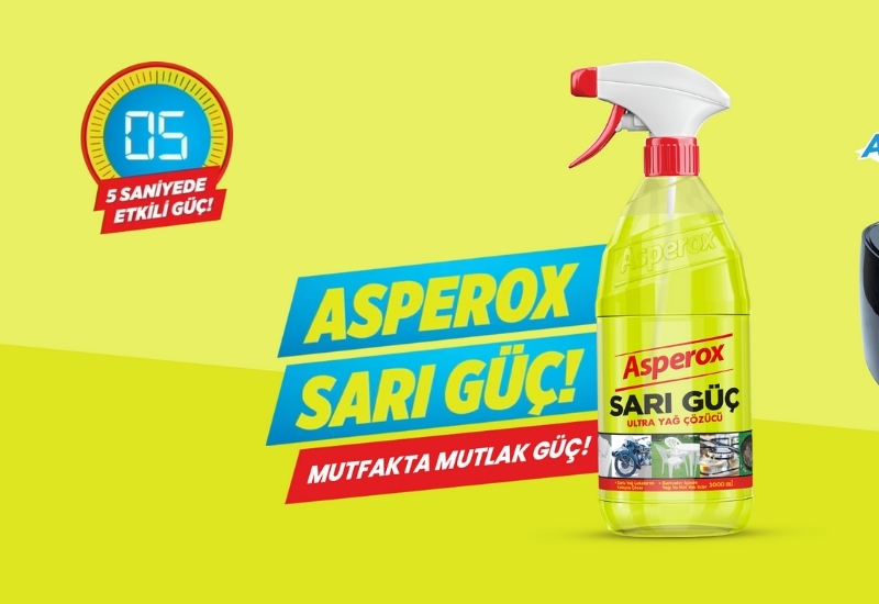 Asperox Sarı Güç yeni reklam kampanyası