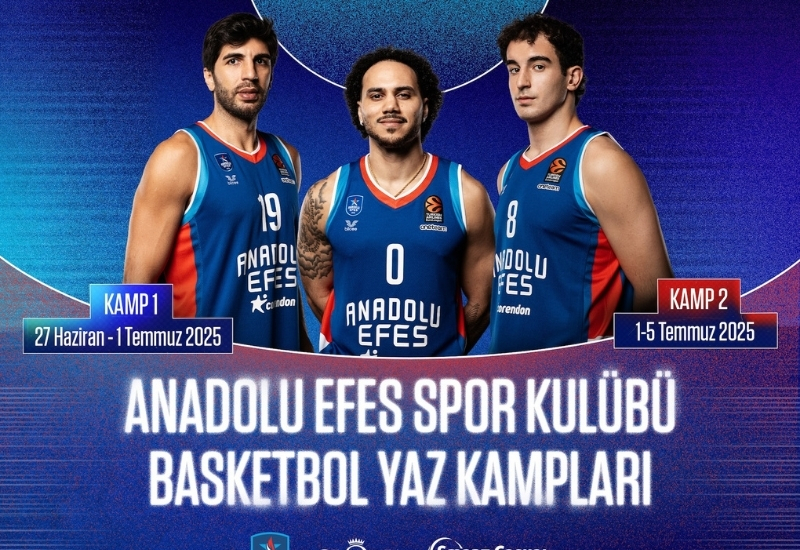 Anadolu Efes Spor Kulübü Basketbol Yaz Kampının tarihi belli oldu