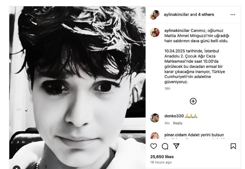 Mattia Ahmet Minguzzi dava tarihi belli oldu