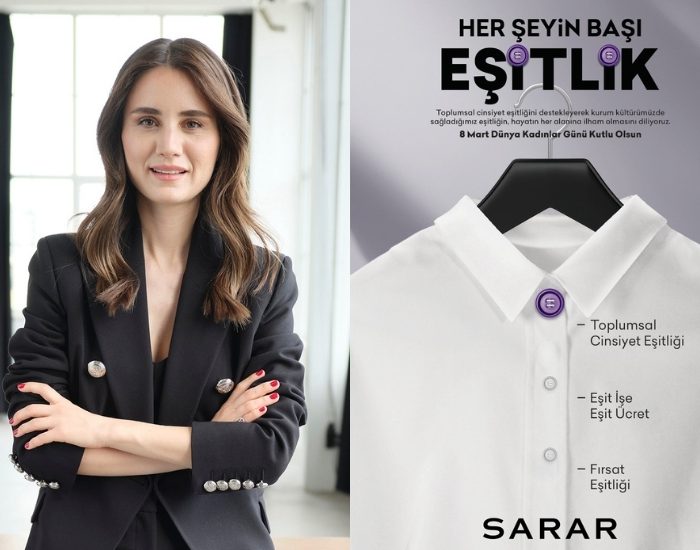 SARAR Group, 8 Mart Dünya Kadınlar Günü'nü mesajı "Her Şeyin Başı Eşitlik"