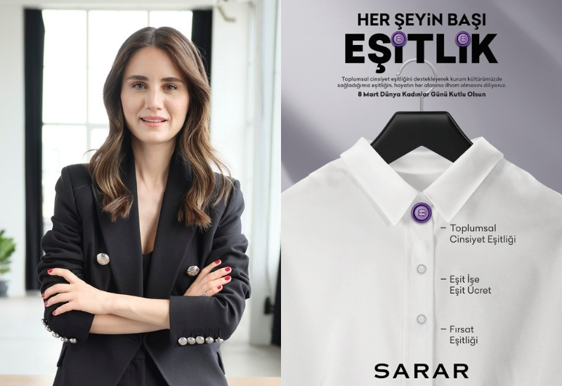 SARAR Group, 8 Mart Dünya Kadınlar Günü'nü mesajı "Her Şeyin Başı Eşitlik"