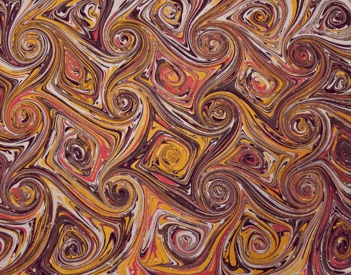 Boyanın suyla dansı Ebru Sergisi