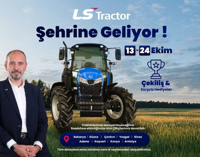LS Traktör şehir şehir dolaşıyor