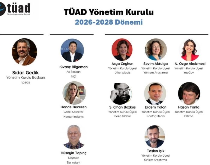 Araştırma Sektöründe Yeni Dönem: TÜAD Yönetimi Belirlendi