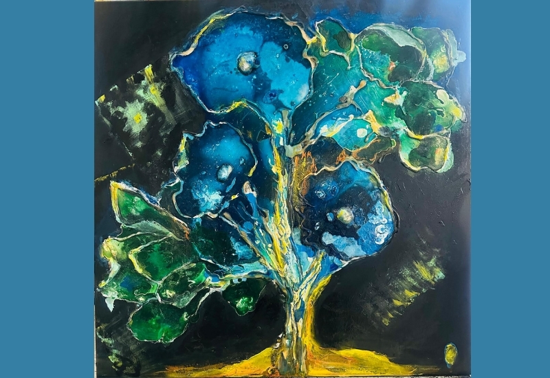 Selda İnci, “Su Gibi” Eseriyle Sevgililer Günü Sergisinde