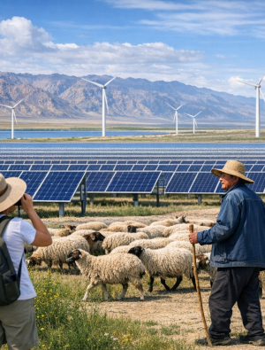 Çin’in Güneş Enerjisi Santrali Ekoturizme İlham Veriyor