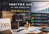 Inditex 2026 İlk Yarı Sonuçlarını Açıkladı: Satışlar 19,8 Milyar €