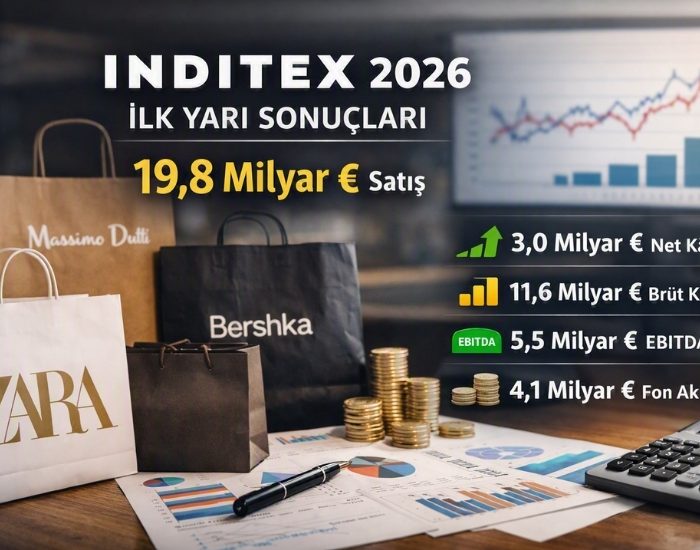 Inditex 2026 İlk Yarı Sonuçlarını Açıkladı: Satışlar 19,8 Milyar €